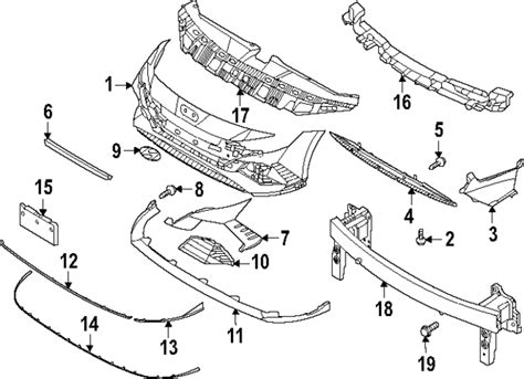 2022 2023 Hyundai Elantra N Center Molding 86599 Ib000 Oem Parts Online