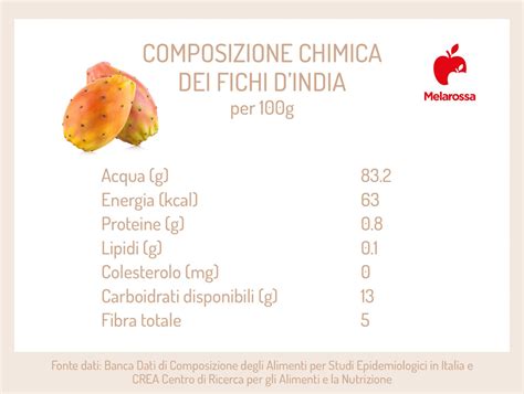 Fichi d India cosa sono proprietà valori nutrizionali e benefici