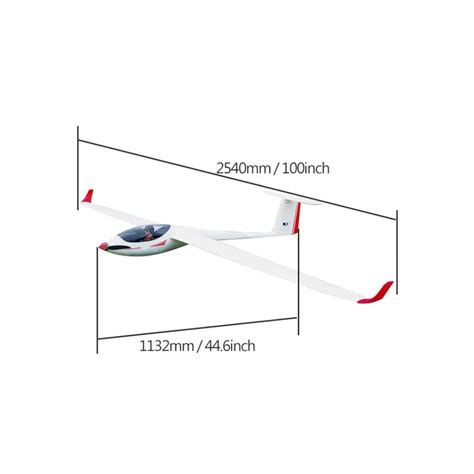 Volantex ASW28 ASW 28 2540mm Wingspan EPO Sailplane RC Airplane PNP