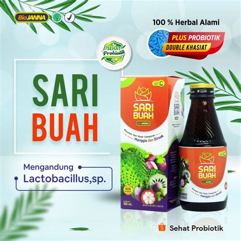 Jual Sari Buah Probiotik Biojanna Minuman Suplemen Kesehatan Keluarga