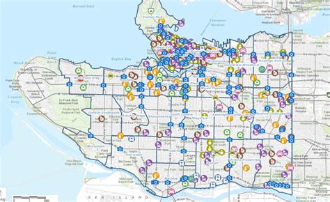 Map shows the locations of various crimes across Vancouver - Vancouver ...