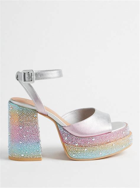 Plus Size Pride Double Platform Heel Sandal Ww Torrid