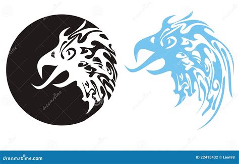 Flaming Of Eagle Head, Head Of Eagle Vector Illustration, Isolated Vector - Mascot Logo ...