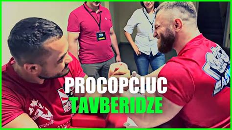 Daniel Procopciuc Vs Zurab Tavberidze East Vs West Arm Wrestling Youtube