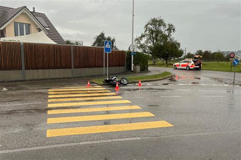 Boningen So J Hriger Motorradlenker Nach Unfall Erheblich Verletzt