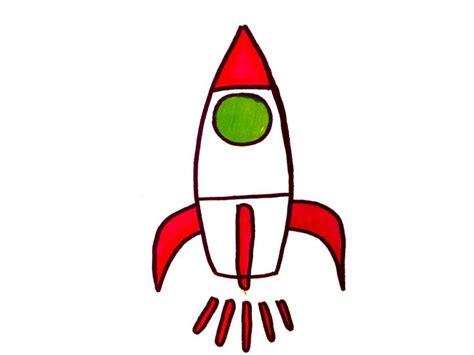 How To Draw Rocket Easy Drawing For Beginners Drawing For Beginners