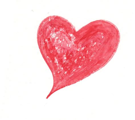 Watercolor Heart Painting At Explore Collection Of