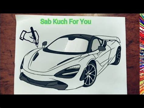 22 How To Draw Super Car Mclaren 720S Step By Step Easily YouTube