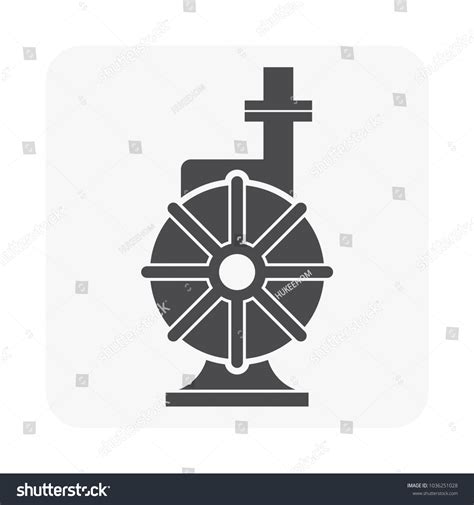 Centrifugal Pump Vector Icon Powered By Stock Vector Royalty Free