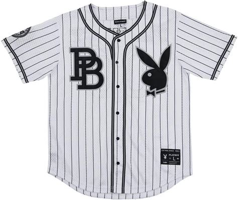 Amazon Playboy Camiseta De B Isbol Con Botones De Malla Para