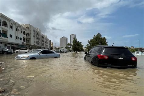 Uae Residents Wake Up To Flooded Roads Downpour As Rains Lash Country