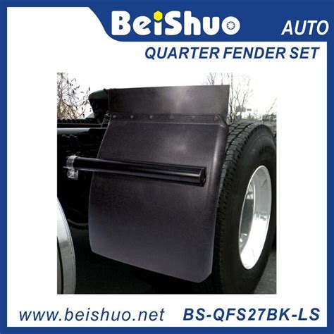 BS QFS24BK LS 24 X 27 Black POLY Plastic Quarter Fender Set