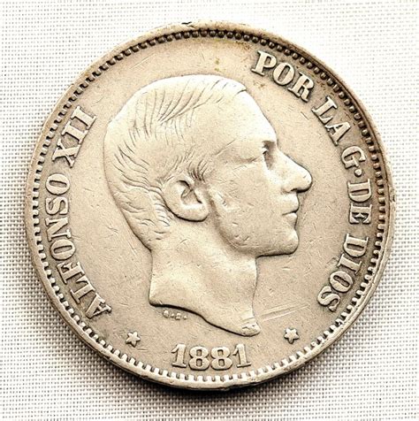 España Alfonso XII 50 Centavos de peso en plata 1881 Catawiki