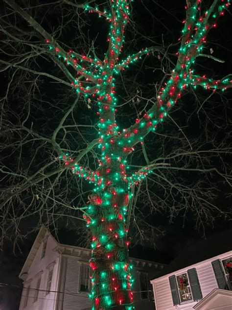 Celebrating The Season With Lights And Decorations In Bedford The