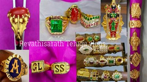 gold gents finger ring collections gold mens pagadam finger ring