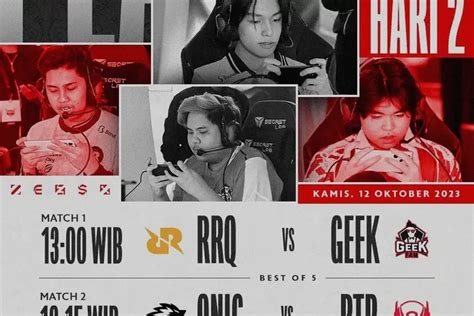 HASIL AKHIR RRQ Vs Geek Fam Playoffs MPL ID S12 Hari Ini Tim Mana