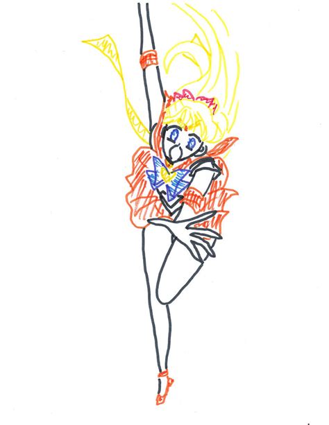 Manga Sailor Venus by sailor-phoenix93 on DeviantArt