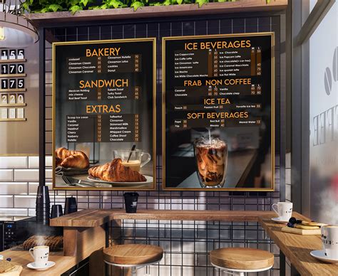 Board Cafe menu :: Behance