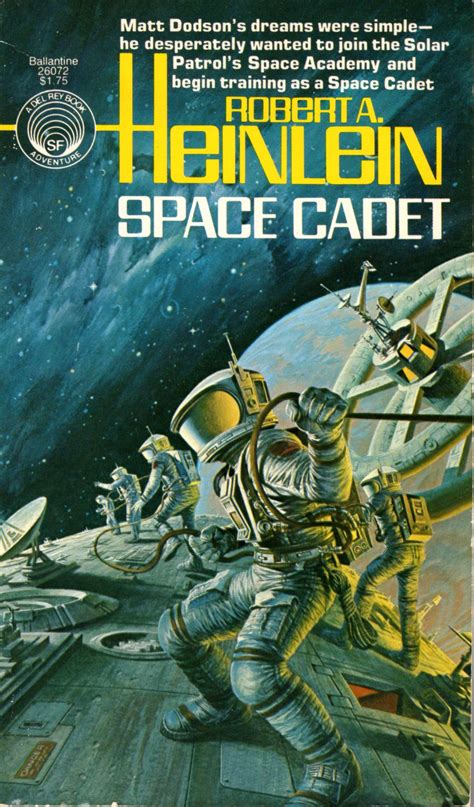 Space Cadet Robert A Heinlein Cover By Darrell K Sweet Classic