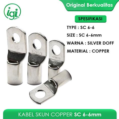 Jual Kabel Skun Tembaga Sc Mm Cable Connector Lugs Scun Sc Mm M