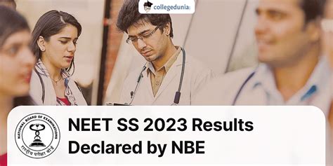 Neet Ss Results Declared By Nbe Nbe Edu In Check Details Here