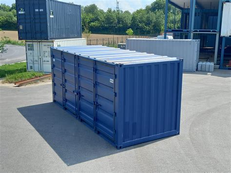 Container De Stockage 20 Pieds Open Side Neuf 8166 Box Innov