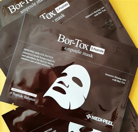 Medi peel bor tox peptide ampoule mask відновлююча пептидна тканинна