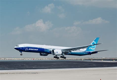 B777X Realiza Primeiro Voo Internacional Para Participar Do Dubai Airshow