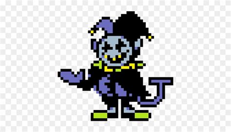 Image Jevil Deltarune Pixel Art Full Size Png Clipart Images Download