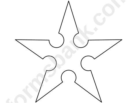 Ninja Star Pattern Printable Pdf Download