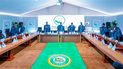 Photos Southern Governors Forum Holds Meeting In Ogun The Nation