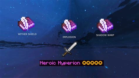 Applying The Scrolls To My Hyperion Hypixel Skyblock Youtube