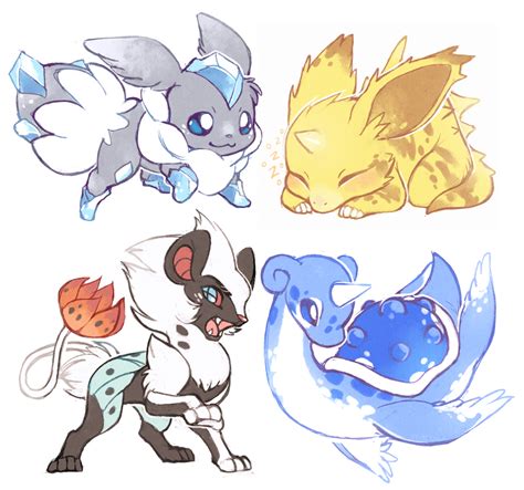 Pokemon Fusion Fan Art Cute