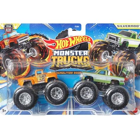 Mattel Hot Wheels Monster Trucks Vehicles Set Of Two Fyj Toys Shop Gr