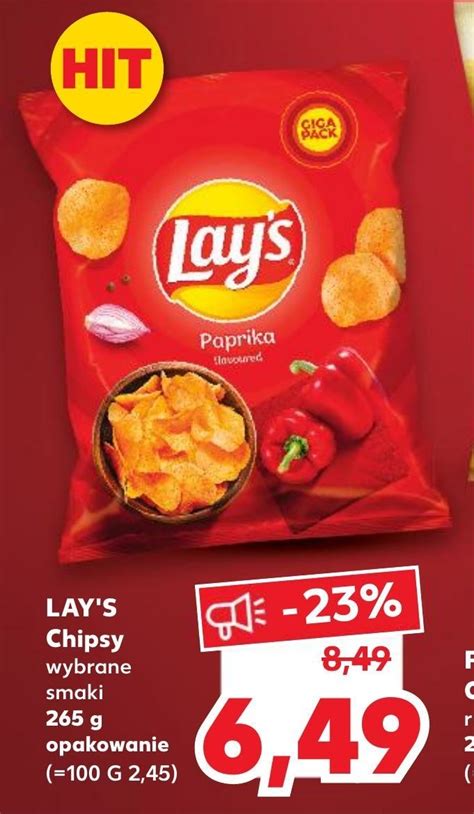 Archiwum Lay S Chipsy Ziemniaczane O Smaku Papryki G Kaufland