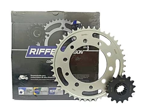 Kit Coroa E Pinhão Riffel Cb 600 Hornet 08 13 Cbr 600 900