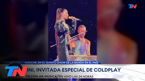 Tini Stoessel Brilló En El Escenario Junto A Coldplay Y Se Abrazó Con