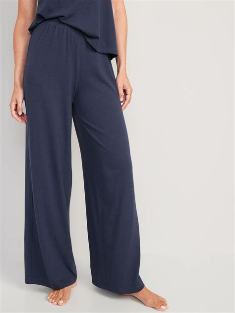 High Waisted Sunday Sleep Wide Leg Pajama Pants Old Navy