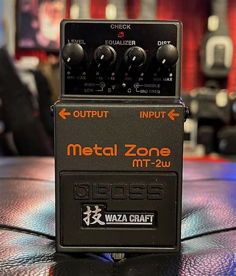 Boss Mt W Metal Zone Waza Craft Distortion Pedal W Original Reverb