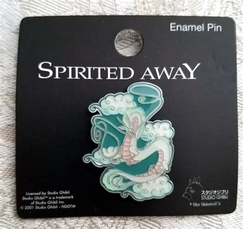 LOUNGEFLY SPIRITED AWAY Haku Pin Dragon Studio Ghibli Enamel New 10 97