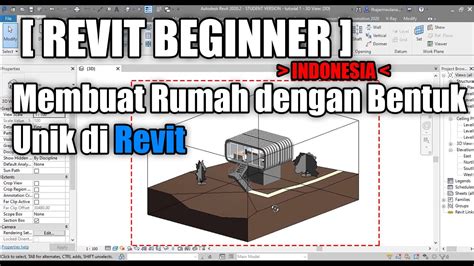 Membuat Rumah Dengan Bentuk Unik Di Revit Youtube