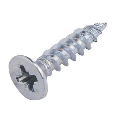 Schneider Thorsman 8 x ¾ Countersunk Twin Thread Woodscrews Bright Zinc