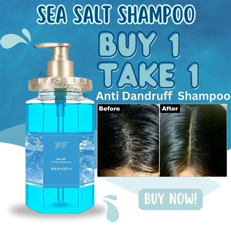 500ml Sea Salt Anti Dandruff Shampoo Conditioner Oil Control Scalp