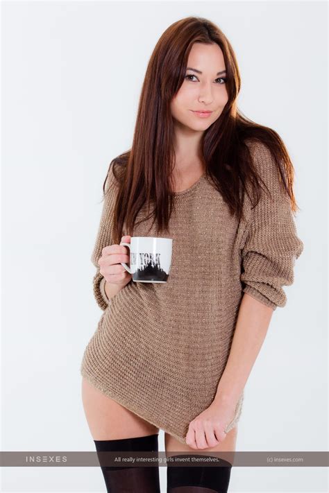 Sexy Brunette Black Stockings And Panties 2 18