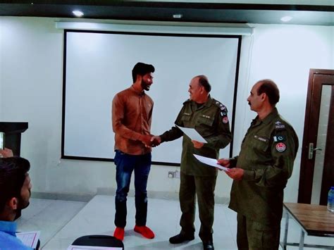 Certificate Awarding Ceremony Punjab Police Motor Transport Wing