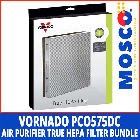 Vornado PCO575DC Energy Smart Air Purifier True HEPA Filter Bundle