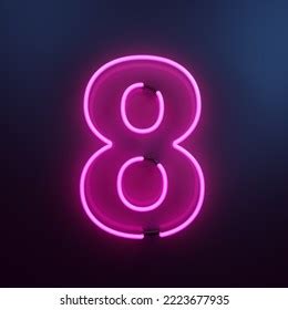 3,860 Neon Number 8 Images, Stock Photos, 3D objects, & Vectors | Shutterstock