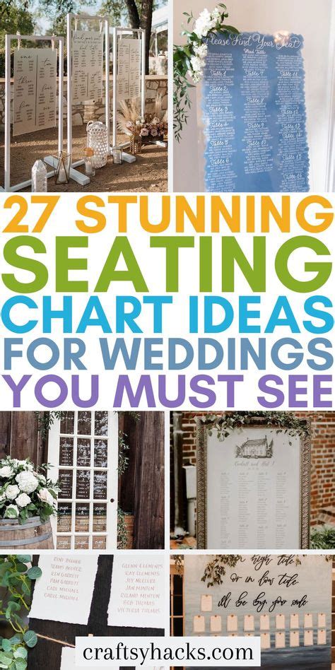 Creative Reception Seating Chart Ideas for Your Wedding