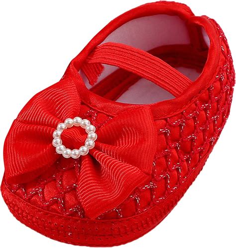 Babyschuhe Modische Weiche Sohle Kleinkindschuhe Perlenkleid Blumen