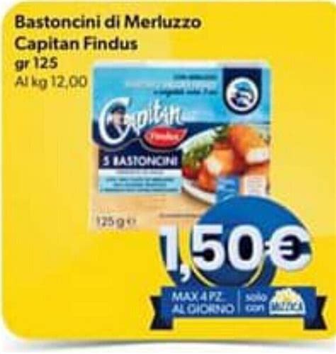 Bastoncini Di Merluzzo Capitan Findus Gr 125 Offerta Di MAX Supermercati